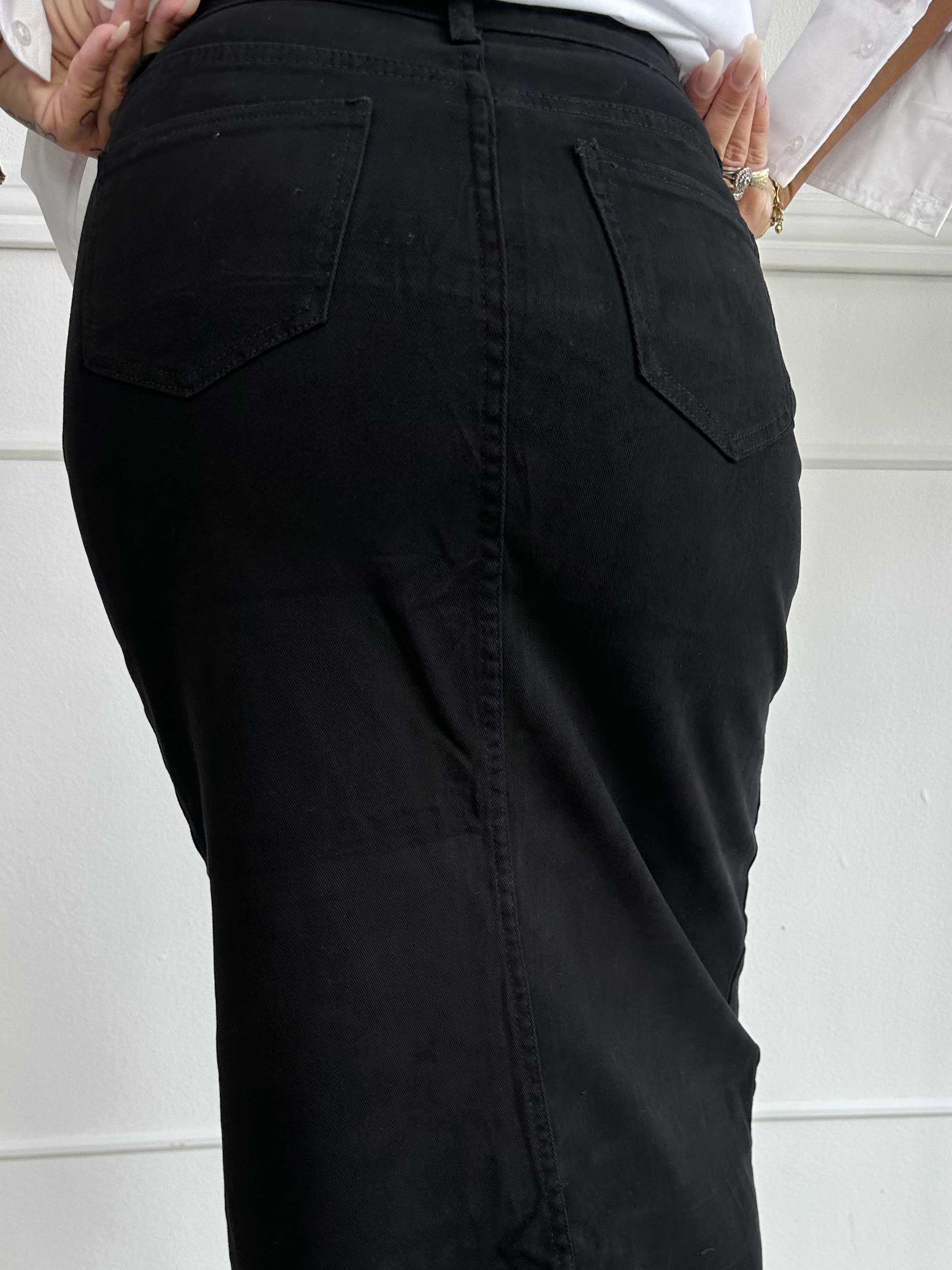 Chloe Denim - Söt kjol med slits